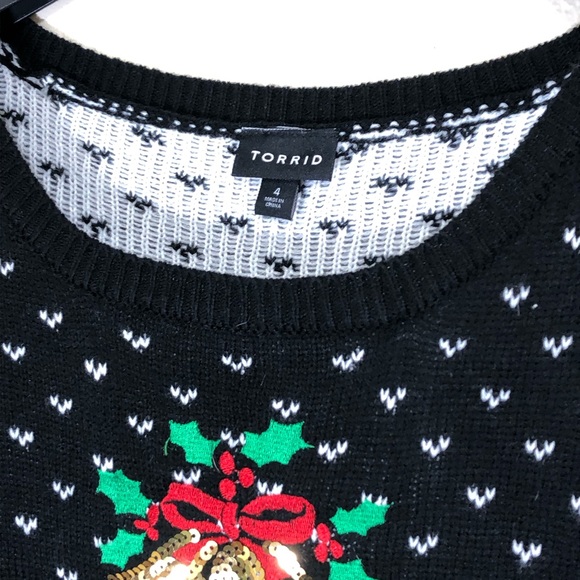 Torrid Christmas Sweater All the Jingle Ladies Sz4 - Picture 2 of 4